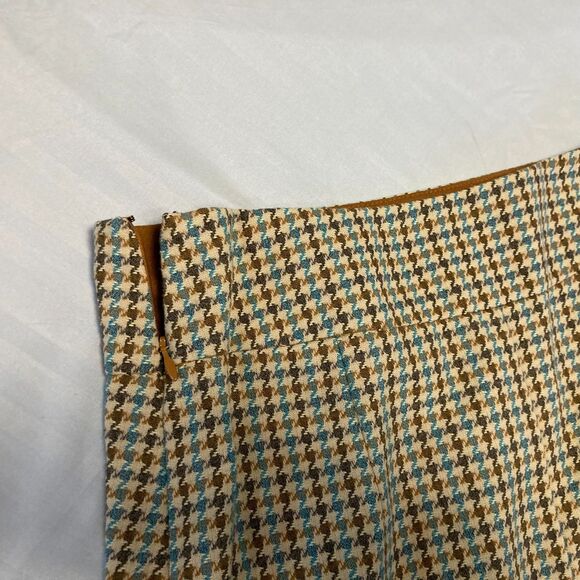 The Limited Vintage Classic Houndstooth Plaid Lined Skirt Preppy Office Size 2 - Picture 10 of 10